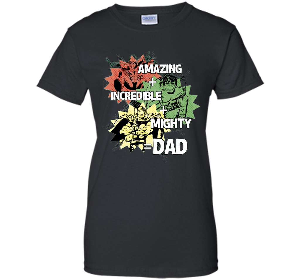 Marvel Avengers Father's Day Dad Qualities Graphic T-Shirt