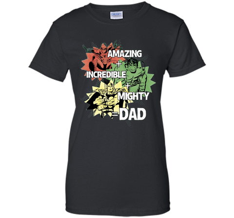 Marvel Avengers Father's Day Dad Qualities Graphic T-Shirt