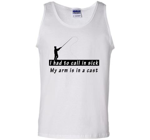 I had to call in sick my arm is in a cast - Funny TShirt