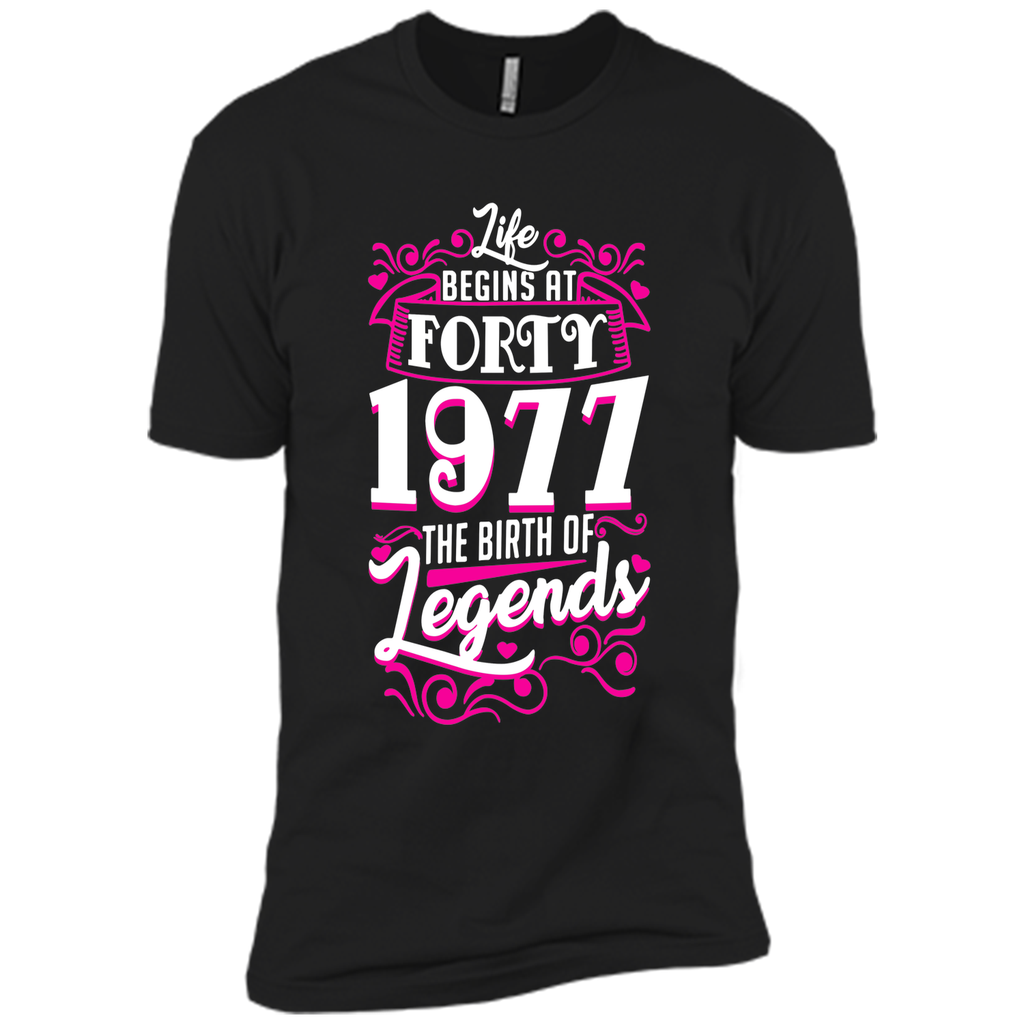 Happy 1977 My 40th Birthday Gift Ideas T shirt