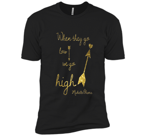 Quotes by Michelle Obama, When they go low, we go high arrow