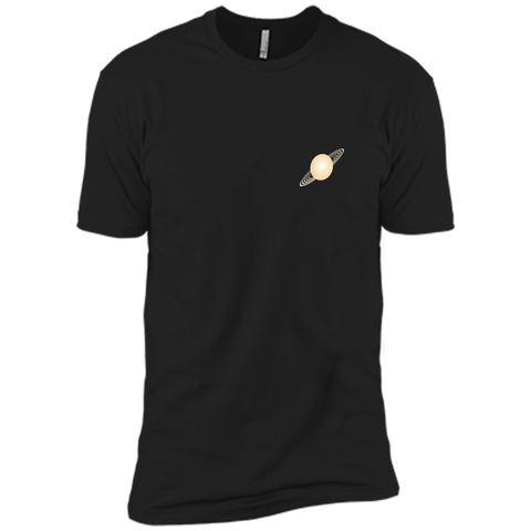 Saturn Rings Planet Space Small Logo T-Shirt