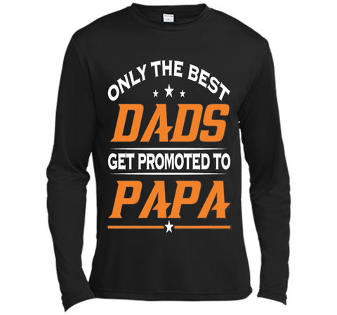 Men's Only Best Dads Get Promoted To Papa Tshirt Father's Day Gift