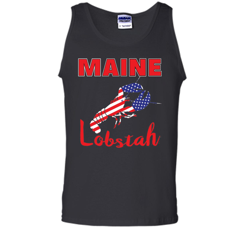 Maine American Lobstah, Lobster 4th of July Tshirt