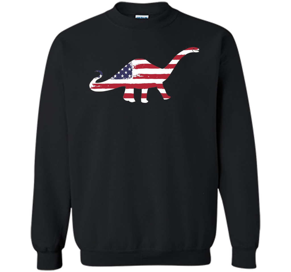 USA Dinosaur American Flag 4th of July T Shirt