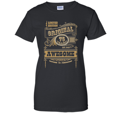 Best 75th Birthday Made in 1942 Awesome T-Shirt Gift Idea