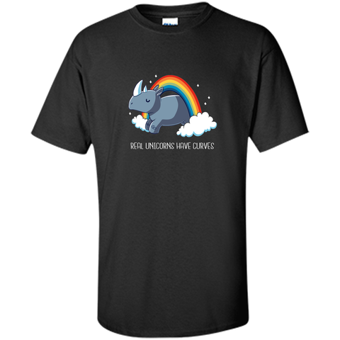real unicorn have curves-lovely unicorn t shirt