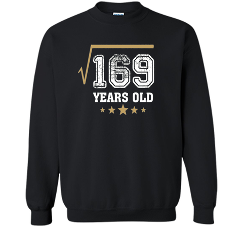 SQUARE ROOT OF 169 13 YRS YEARS OLD 13TH BIRTHDAY T-SHIRT