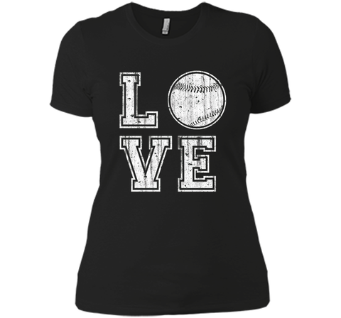 I Love Baseball Ball T Shirt Baseball Gift for Mom Dad Fan