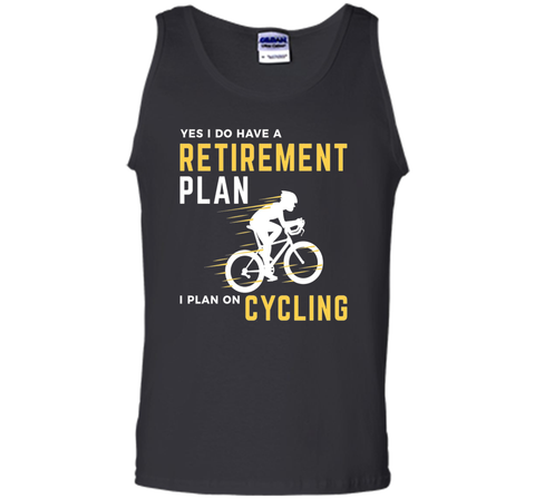 Retirement Plan Funny Bicycle Cycling Humor Graphic T-Shirt
