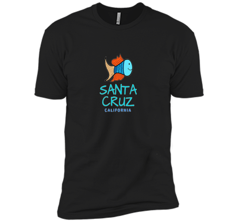 Santa Cruz California T-Shirt, Fun Fish California Surf Tee