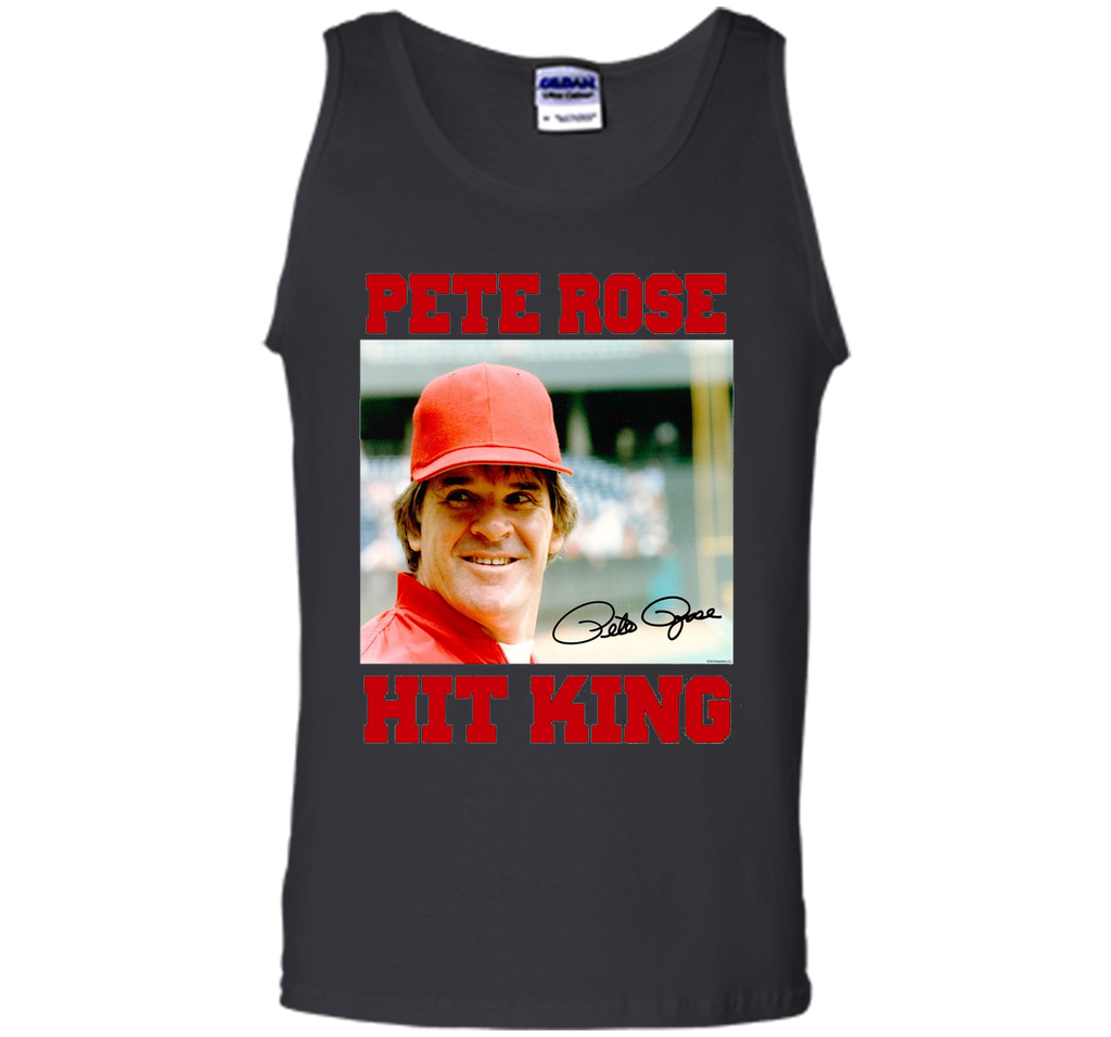Pete Rose Hit King Photo with Signature