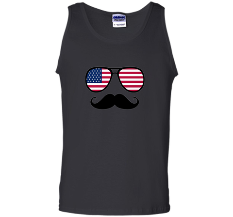 Funny Glasses Flag Shirt 4th of July for Men Women Kids