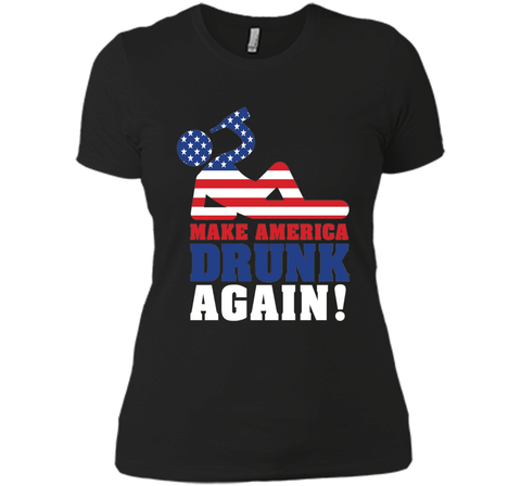 Make America Drunk Again T Shirt Funny 4th of July Shirt
