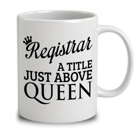Registrar A Title Just Above Queen