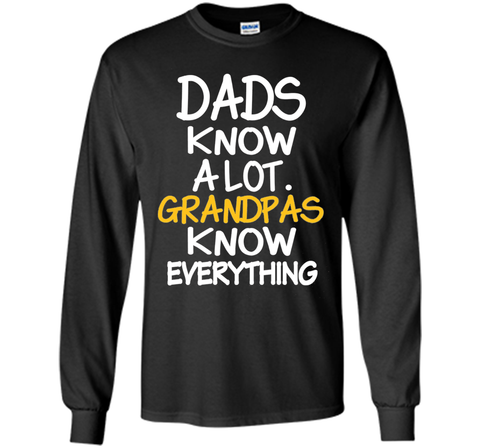 FA Dads Know A Lot Grandpas Know Everything T Shirt
