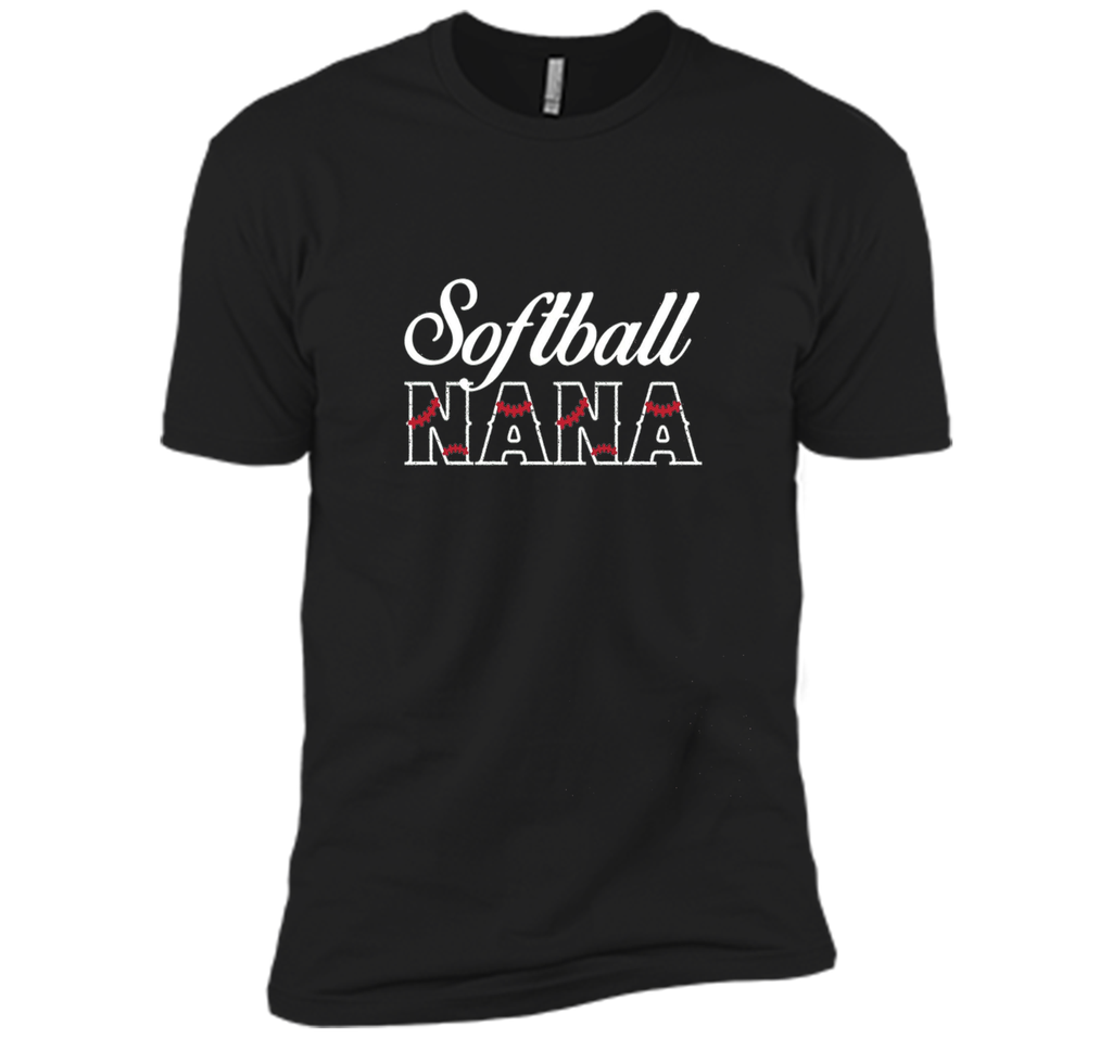 Softball Nana - Grandmother - Grandma Softball Shirt