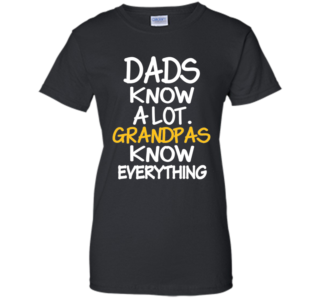 FA Dads Know A Lot Grandpas Know Everything T Shirt