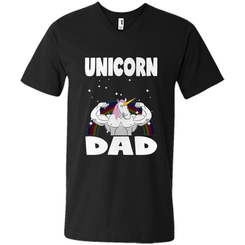 Unicorn Dad Vintage Retro Dad's Unicorns Love T-Shirt