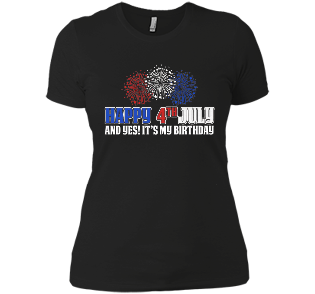 Happy 4th July T-Shirt It's My Birthday