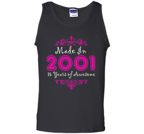 Age 16 Years 2000 2001 Perfect 16th Birthday Gift T-Shirt