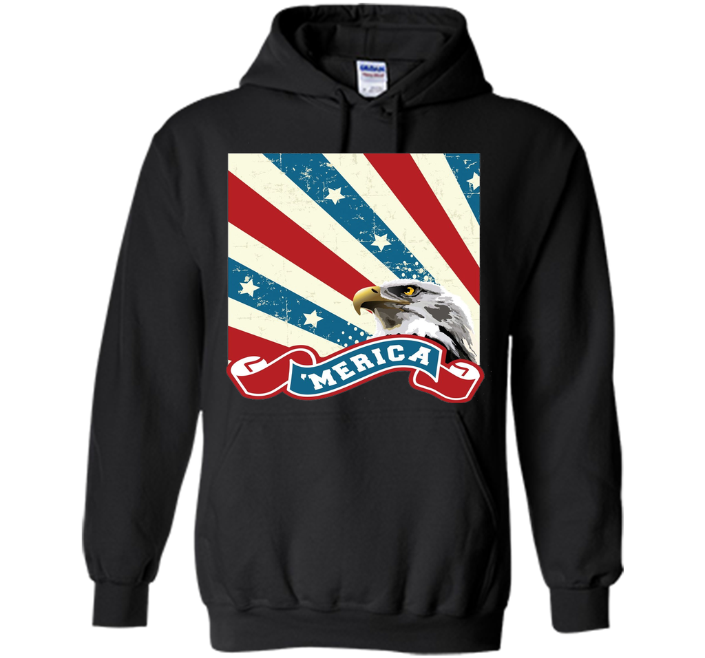 USA America Bald Eagle Shirt - Fourth of July 'Merica Tee