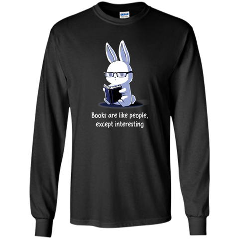 Books are like people, except interesting-rabbit-lovely animal
