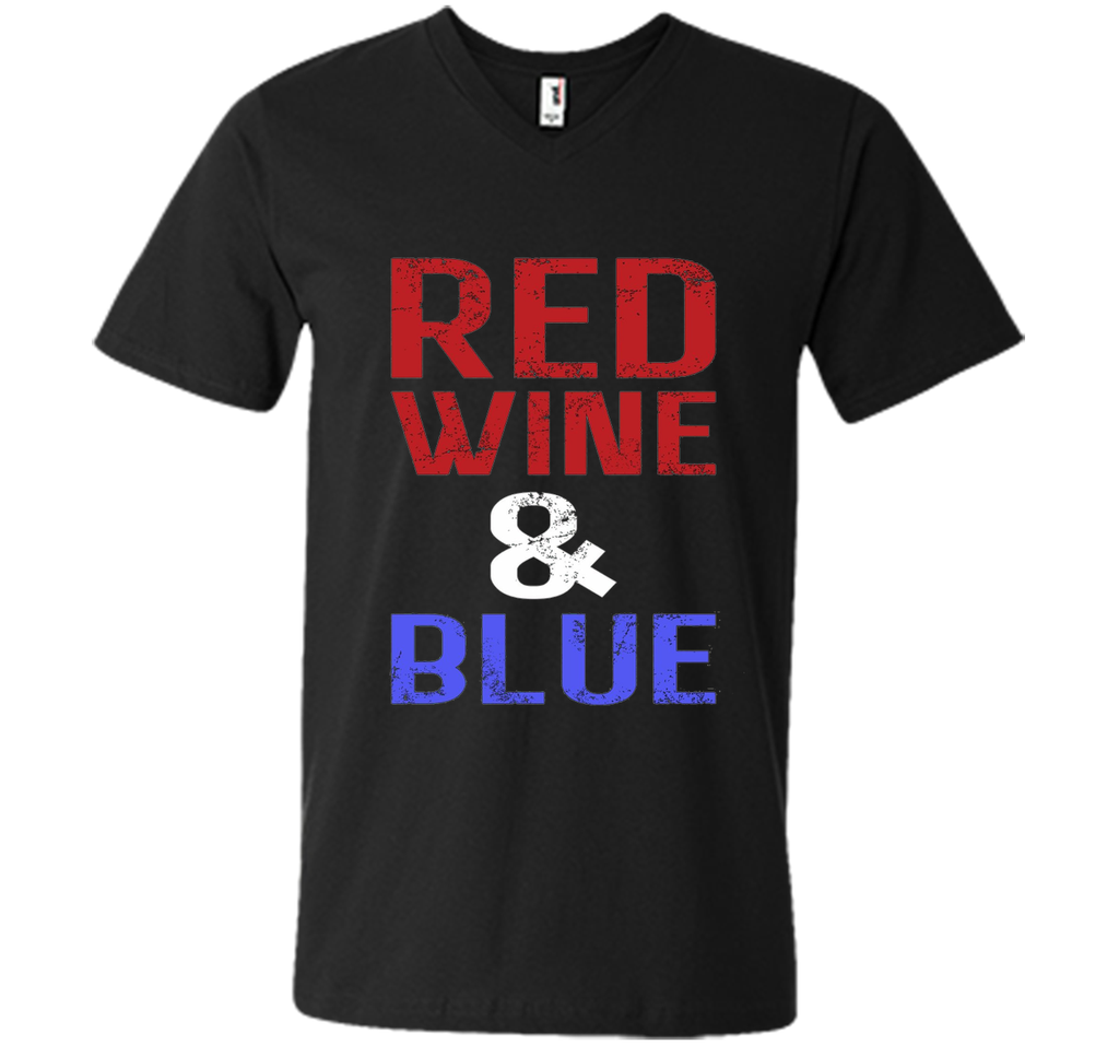 Red Wine and Blue -  Fourth of July T-shirt