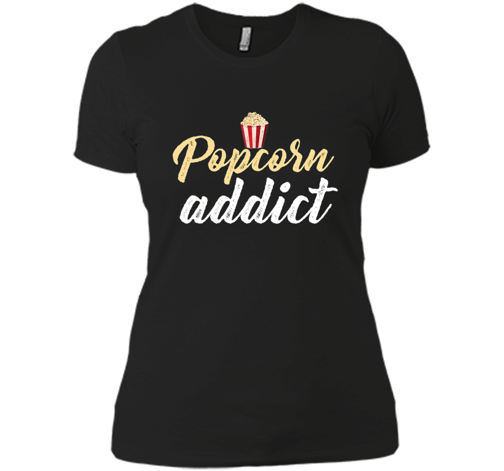 Popcorn Addict Foodie Cravings T-Shirt