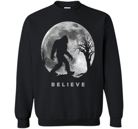 Bigfoot T-shirt Bigfoot Sasquatch Full moon Yeti Funny Shirt