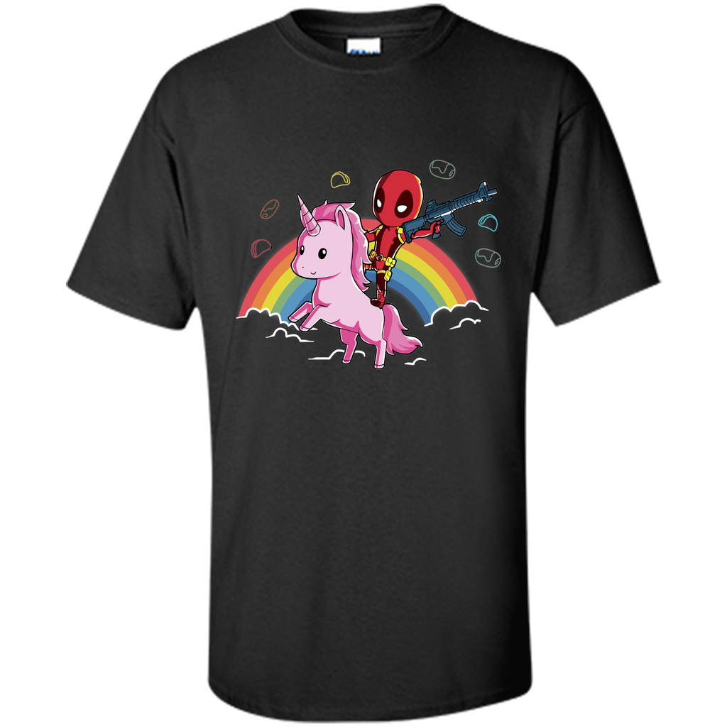 epic deadpool-lovely unicorn t shirt