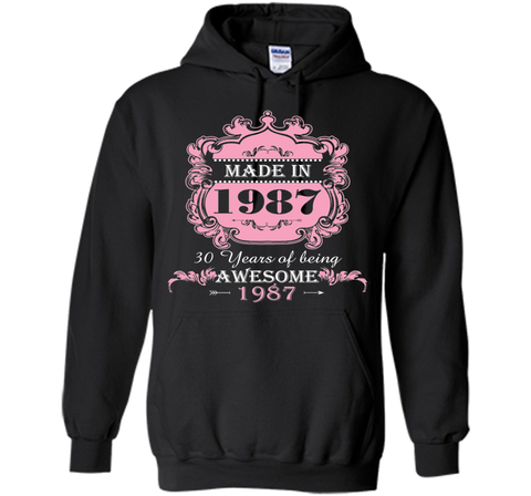 Made In 1987 T Shirt- 30 Years Old 30th Birthday Gift