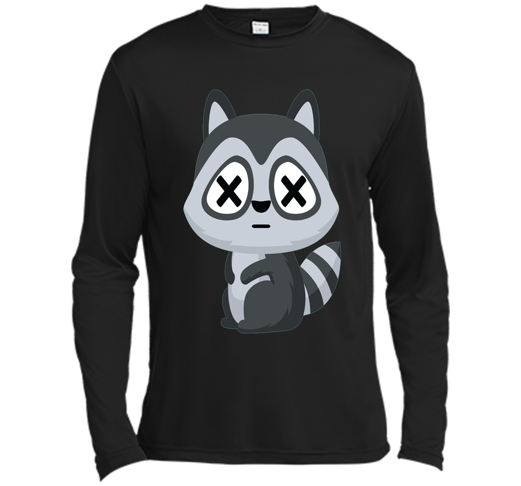 Raccoon Fainting Emoji Shirt T-Shirt Racoon Coon Tee