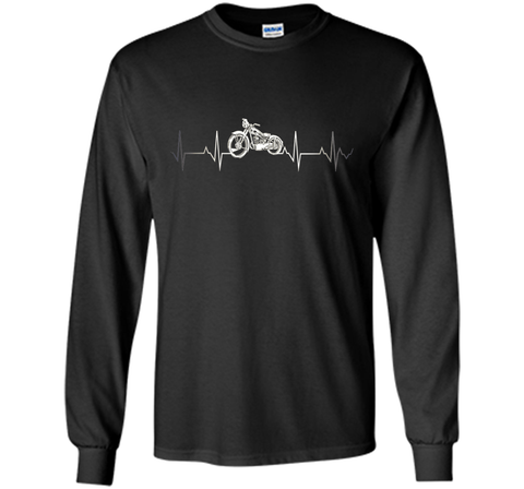 Motorcycle Heartbeat T-Shirt - I love my Motorcycle.