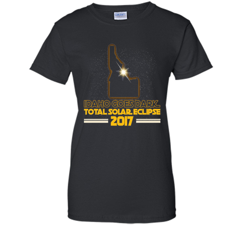 Idaho Goes Dark Total Solar Eclipse 2017 T-shirt