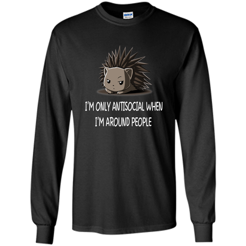 I'm only antisocial  when i'm around people-lovely porcupine-lovely animal
