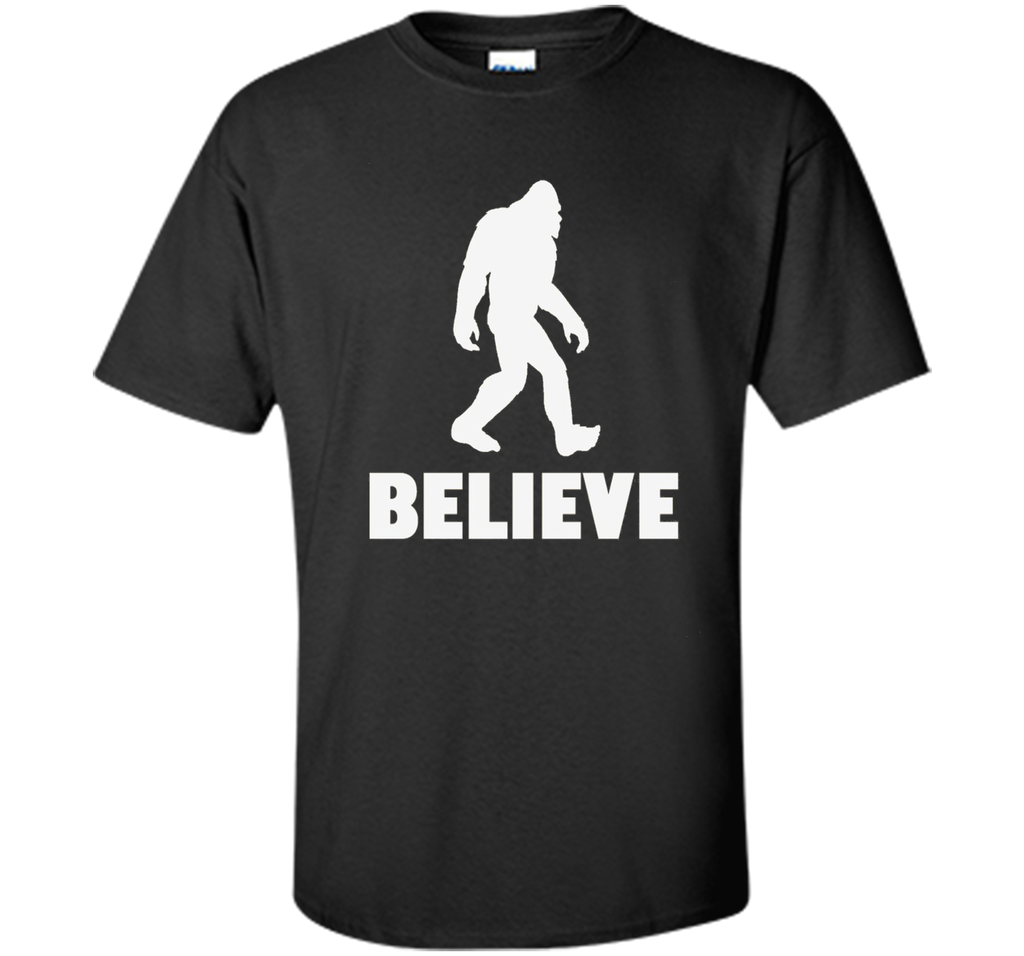 Bigfoot Sasquatch I Believe Tshirt
