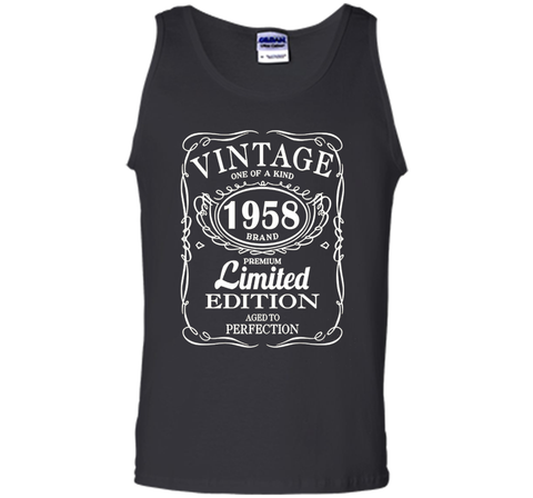 Vintage Born in 1958 59 Years Old Birthday Tshirt
