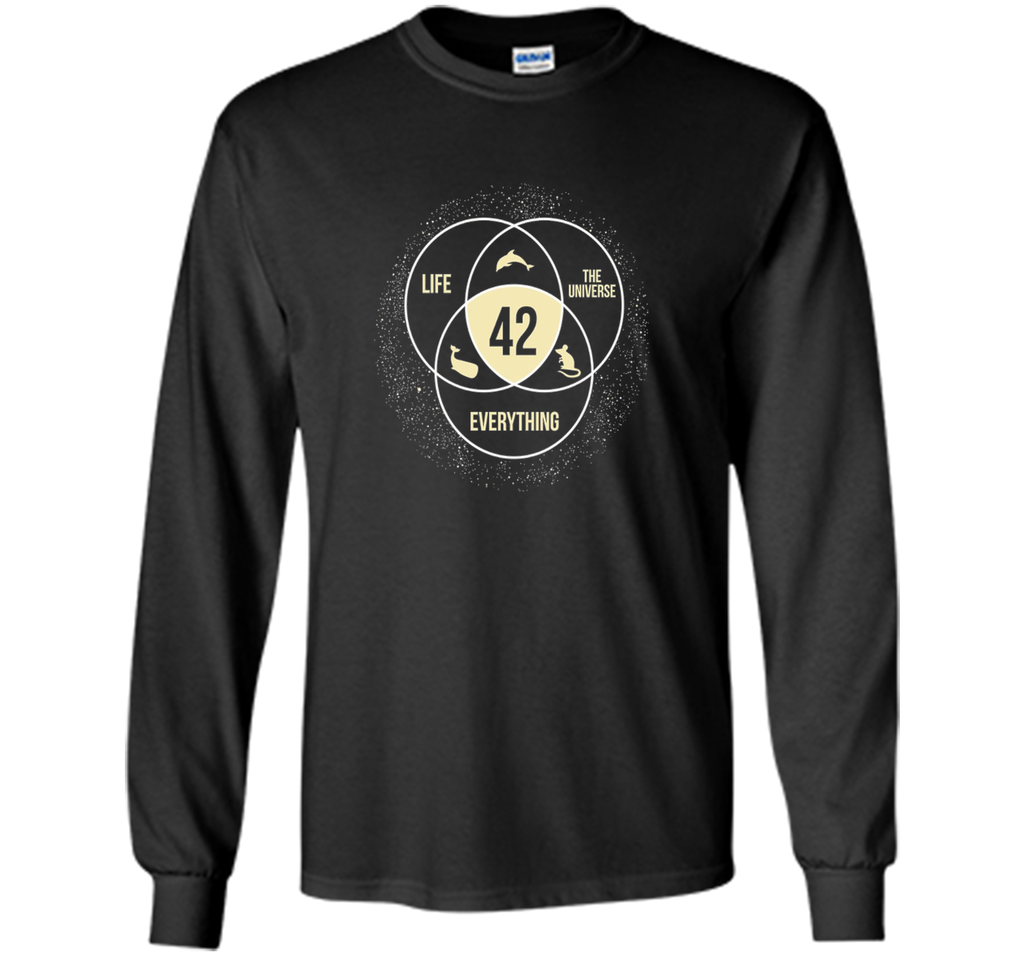 the answer to life universe and everything t-shirt