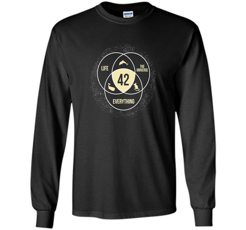 the answer to life universe and everything t-shirt