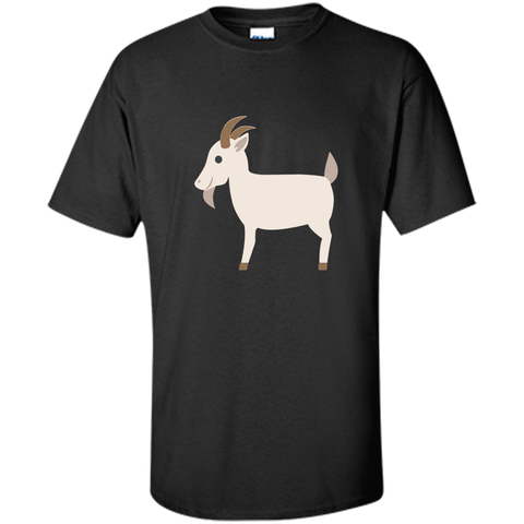 Goat Emoji T-Shirt Farm Animal Horns Tusks Pig Sheep Cow