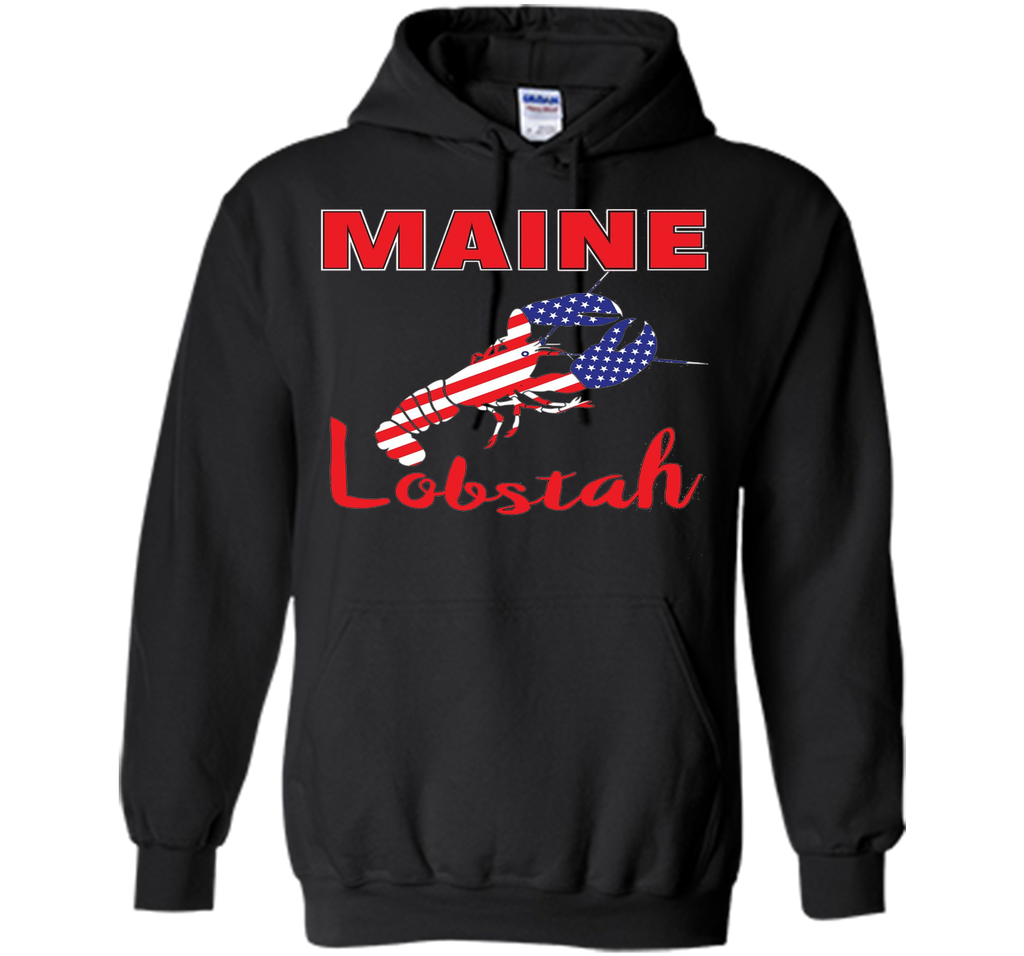 Maine American Lobstah, Lobster 4th of July Tshirt