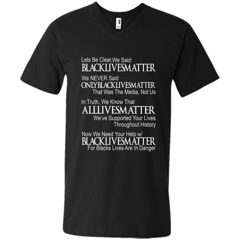 DeBran Let's Be Clear We Said Black Lives Matter T-Shirt