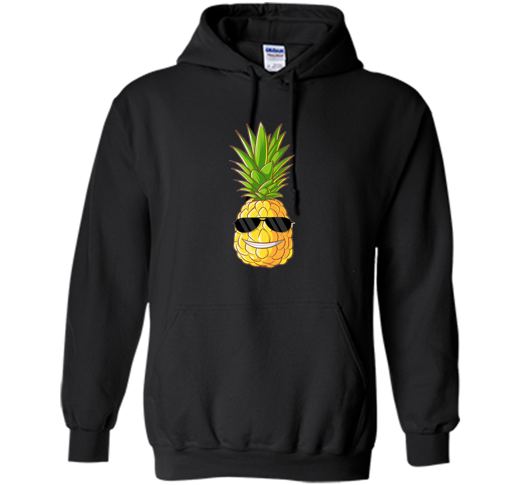Premium Hawaiian Pineapple Graphic Shirt with Sunglasses