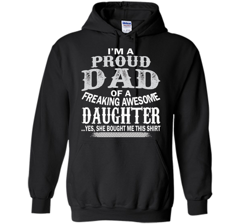Proud Dad Of A Freaking Awesome Daughter Christmas Tshirt