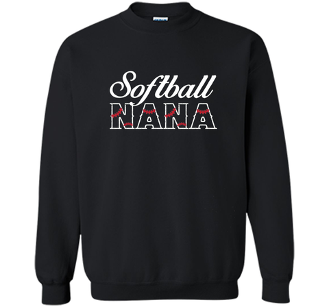 Softball Nana - Grandmother - Grandma Softball Shirt