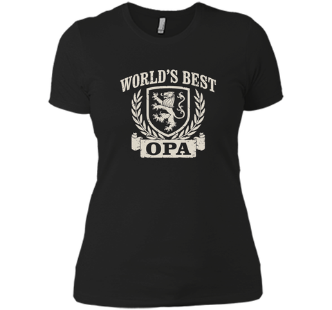 Men's Vintage Crest World's Best Opa T-Shirt