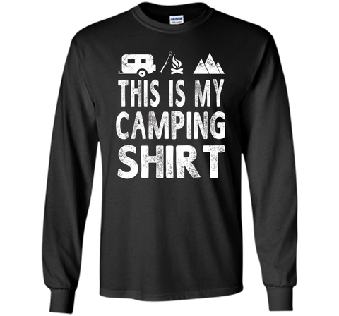 This Is My Camping Shirt Funny Camper Gift T-shirt