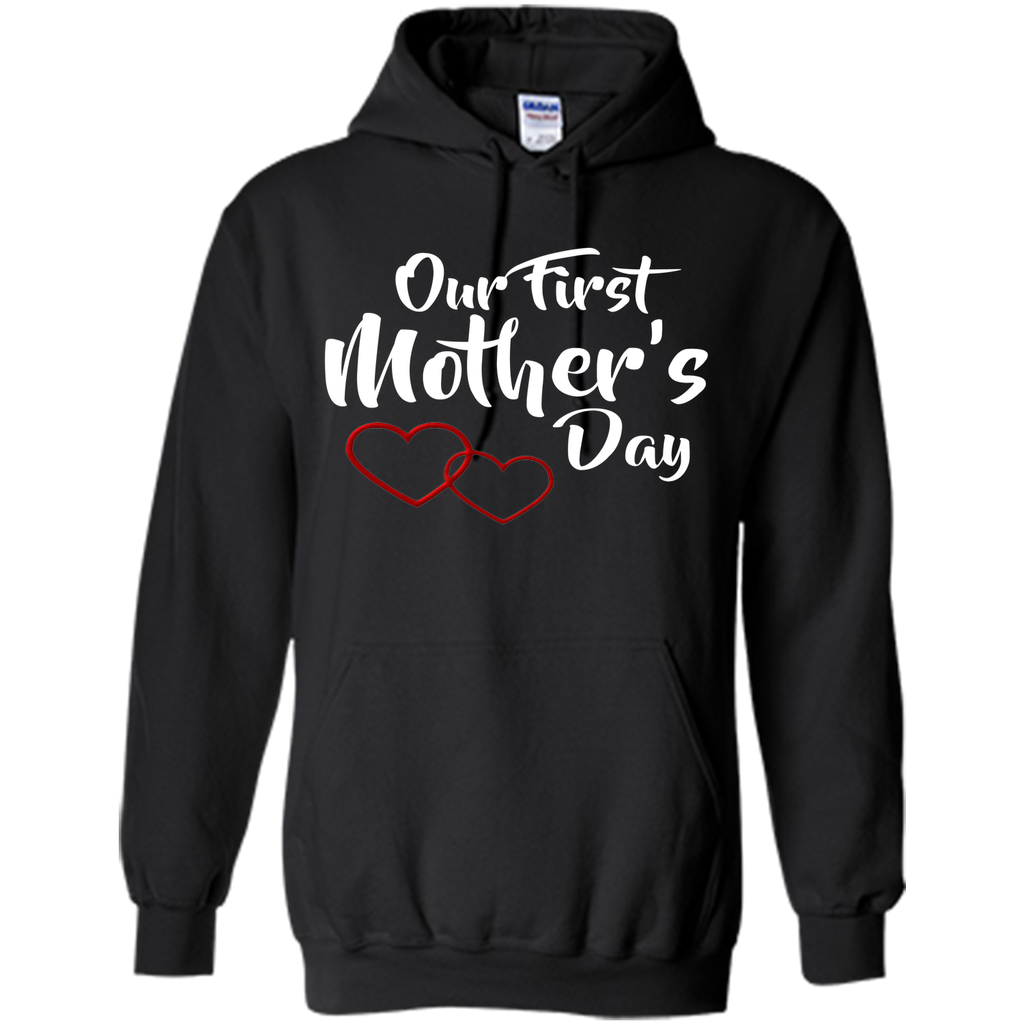cute our first mothers day lovely hearts shirt mothers day