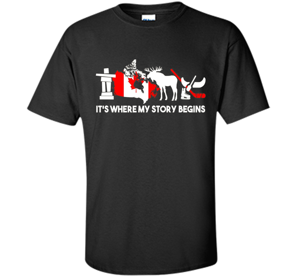 Canada T shirt,  Canada Where My Story Begins Shirt